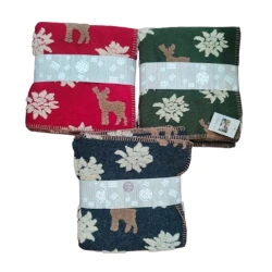 PLAID LANA COTTA 150X170CM RENNE STELLA ALPINA PERLATEX