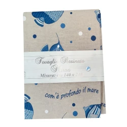 TOVAGLIA RESINATA MARE BLU MIROS PEZZOLI