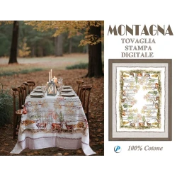 TOVAGLIA COTONE DIGITALE MONTAGNA PEZZOLI