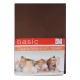 COPPIA FEDERE CUSCINO TINTA UNITA HOME FASHION MARRONE