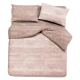 COPRITUTTO COTONE DISEGNO BONBON QUADRIFOGLIO BEIGE