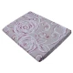 COPRITUTTO COTONE DISEGNO CUORI ROSE MIROS PEZZOLI BORDEAUX