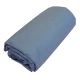 LENZUOLO SOTTO CON ANGOLI COTONE TINTA UNITA LOVELY HOME CELESTE