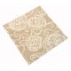 FEDERA CUSCINO ARREDO ROSE PASTELLO MIROS PEZZOLI BEIGE