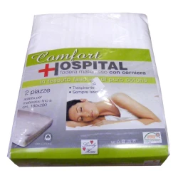 COPRIMATERASSO CON CERNIERA CONFORT HOSPITAL LOVELY HOME