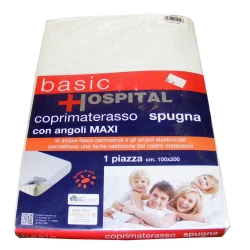 COPRIMATERASSO SPUGNA CON ANGOLI MAXI BASIC HOSPITAL DESIDERI DI CASA
