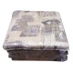 CONFEZIONE 4 PEZZI CUSCINI PER SEDIE CON LACCI CUORI QUADRETTI MIROS PEZZOLI BEIGE