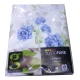 COPRITUTTO COTONE DISEGNO CLOE QUADRIFOGLIO AZZURRO