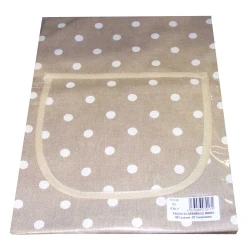 COPPIA GREMBIULE PETTORINA POIS MIROS PEZZOLI