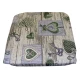 CONFEZIONE 2 PEZZI CUSCINI JACQUARD PER SEDIE ELASTICI CUORI CHIAVI EUROTEX VERDE
