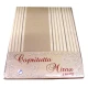 COPRITUTTO MISTO COTONE RIGATO FINE MIROS PEZZOLI BEIGE