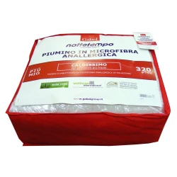 PIUMINO MICROFIBRA ANALLERGICA 320GR/MQ NOTTETEMPO GABEL
