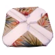 CONFEZIONE 6 PEZZI CUSCINI JACQUARD PER SEDIE ALETTE FELCI EUROTEX ARANCIO RETRO